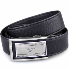 七匹狼皮带 男士内嵌式自动扣真皮皮带牛皮腰带7A1106600