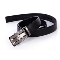 七匹狼 男士自动扣头层牛皮皮带 真皮男裤带 男式腰带7A319188000