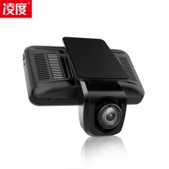 凌度 P9电子狗行车记录仪双镜头高清夜视全景24小时监控一体机