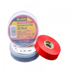 3M 相色PVC耐高温彩色胶布 防腐蚀耐高温绝缘胶带电工胶带 35#