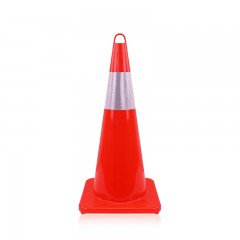 国产 70cm红体锥圆锥PVC路锥反光路障雪糕筒道路施工警示锥桶交通设施
