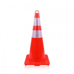 国产 70cm红体锥圆锥PVC路锥反光路障雪糕筒道路施工警示锥桶交通设施