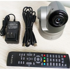 千涛 视频会议摄像机1080P高清会议摄像头USB广角免驱3倍光学变焦遥控旋转会议摄像头台式可吊装摄像头 V13