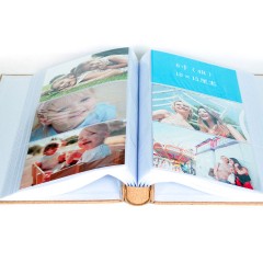 国产 巧印像 亚麻布面插袋PP相册6寸240张插页式内页影集