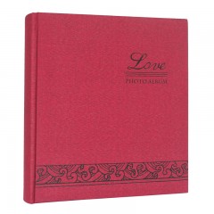 国产 中国梦亚麻布面插页式相册 7寸照片200张家庭影集精品相册