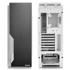 九州风神 公爵 游戏机箱台式电脑主机箱高清侧透水冷机箱黑色/白色