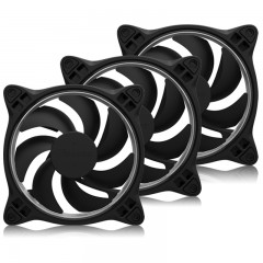 乔思伯 风扇RGB套装变色12CM发光风扇支持调速256调色 FR-331