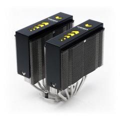 猫头鹰 黑色散热器盖 多种颜色可插拔镶嵌 粉末涂层铝 NA-HC3