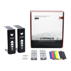 猫头鹰 黑色散热器盖 多种颜色可插拔镶嵌 粉末涂层铝 NA-HC3