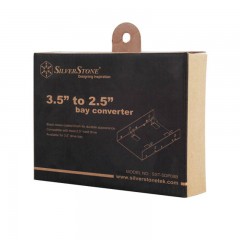 银欣 3.5转2.5硬盘转接架 SDP08 SSD 固态转换架 黑色 SST-SDP08