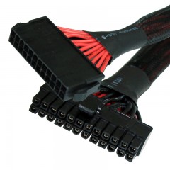 国产 ATX主板供电线 24pin电源延长线 24针主板电源延长线 30cm