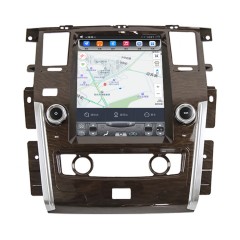 国产 日产途乐  银灰色 竖屏大屏宽屏 安卓导航仪 12.1寸