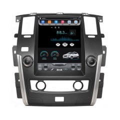 国产 日产途乐  银灰色 竖屏大屏宽屏 安卓导航仪 12.1寸