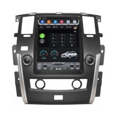 国产 日产途乐  银灰色 竖屏大屏宽屏 安卓导航仪 12.1寸