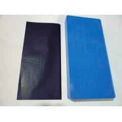 上海牌薄型双面蓝色48K复写纸2834 8.5*18.5cm塑盒（400张盒装）