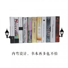 KALA 书立路灯创意学生书夹可爱简约书靠动漫书挡书板桌面办公书立