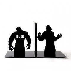 KALA 书立支架创意学生书夹绿巨人简约书靠动漫书挡书板简易桌上铁书架