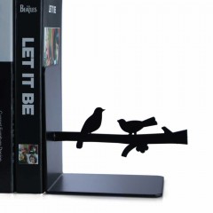 KALA 书立创意简约书挡办公书夹北欧学生桌上书立架铁金属卡通动漫书靠