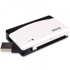 飚王/SSK 黑白色 奔腾2代迷你多合一全能读卡器 SCRM057