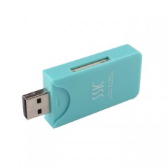 飚王/SSK 闪灵四合一 SDHC/TF/MS/M2多功能读卡器 SCRM053