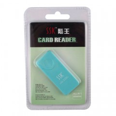 飚王/SSK 闪灵四合一 SDHC/TF/MS/M2多功能读卡器 SCRM053