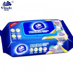 维达 厨房湿巾40片*3包卫生清洁用纸去油污湿纸巾擦油纸抽纸