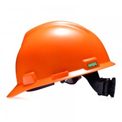梅思安 标准型安全帽 10172903 (橙色) （顶部无透气孔 ）（实际单位：顶）