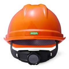 梅思安 标准型安全帽 10172903 (橙色) （顶部无透气孔 ）（实际单位：顶）