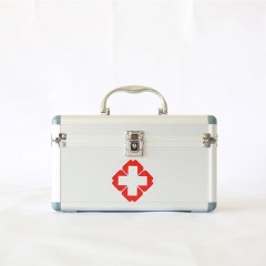 开颜 QZYB医用急救箱/套/16寸/铝合金 白色