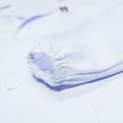 成楷科技 CKB-DG001 男女实验室服装食品厂搬运工劳保服白大褂长款工作服工人工衣 白色 定制