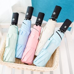 国产 雨伞折叠晴雨两用自动遮阳太阳伞防晒超轻小防紫外线