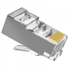 TP-LINK TL-EH5e21超五类屏蔽网络水晶头100个网线RJ45头工程家装