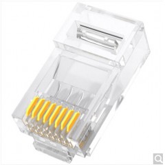 SAMZHE/山泽 SJ-6100 工程级六类网络水晶头6类RJ45网络水晶头100