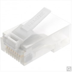SAMZHE/山泽 SG-6100六类千兆RJ45水晶头6类环保塞钢材质不易折断