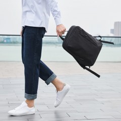 国产 休闲简约双肩包男女背包电脑包书包帆布包时尚潮流大容量