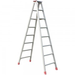 国产 梯子家用折叠梯人字梯铝合金伸缩装修爬楼梯 加厚2.5米铝合金梯子