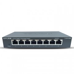 TP-LINK 8口千兆交换机 千兆钢壳1000M网络监控交换机 TL-SG1008D