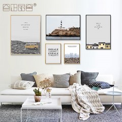 国产 北欧创意相框墙照片墙客厅装饰画大尺寸组合画餐厅走廊壁画墙画