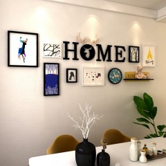 国产 客厅北欧风格组合创意装饰画墙壁有框挂墙餐厅挂画墙上墙面壁画
