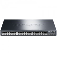 TP-LINK 48口全千兆网管交换机TL-SG3452支持48GE+4SFPFP