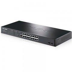 TP-LINK 16口全千兆网管POE供电交换机带2光口 TL-SG3218PE