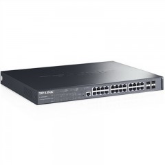 TP-Link 全千兆三层网管PoE交换机 总功率370W TL-SG5428PE