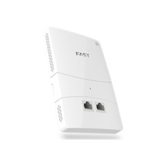 迅捷1200M双频86面板无线AP入墙wifi酒店双网口PoE供电 FIAP1201P