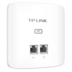 TP-LINK TL-AP300I-PoE 薄款 300M无线面板式AP POE供电 胖瘦一体
