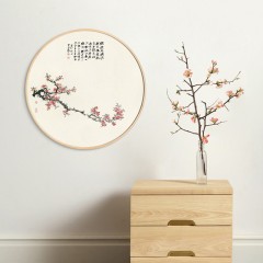 国产 现代新中式客厅装饰画沙发背景墙挂画玄关餐厅壁画张大千水墨国画