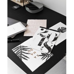 国产 创意北欧挂历日历英文简约现代计划本可撕