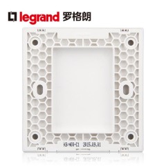 罗格朗 填空面板逸景玫瑰金空白面板挡板底盒盖板装饰板86型光板