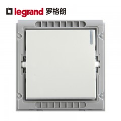 罗格朗 开关插座面板K5单开单控 86型单联墙壁面板 一开开关