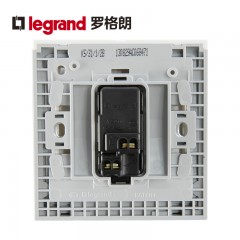 罗格朗 开关插座面板K5单开单控 86型单联墙壁面板 一开开关
