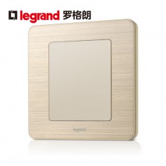 罗格朗 填空面板逸典细金纹86型空白面板 白板 装饰板光板盲板